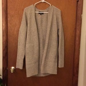 Long Wool Cardigan